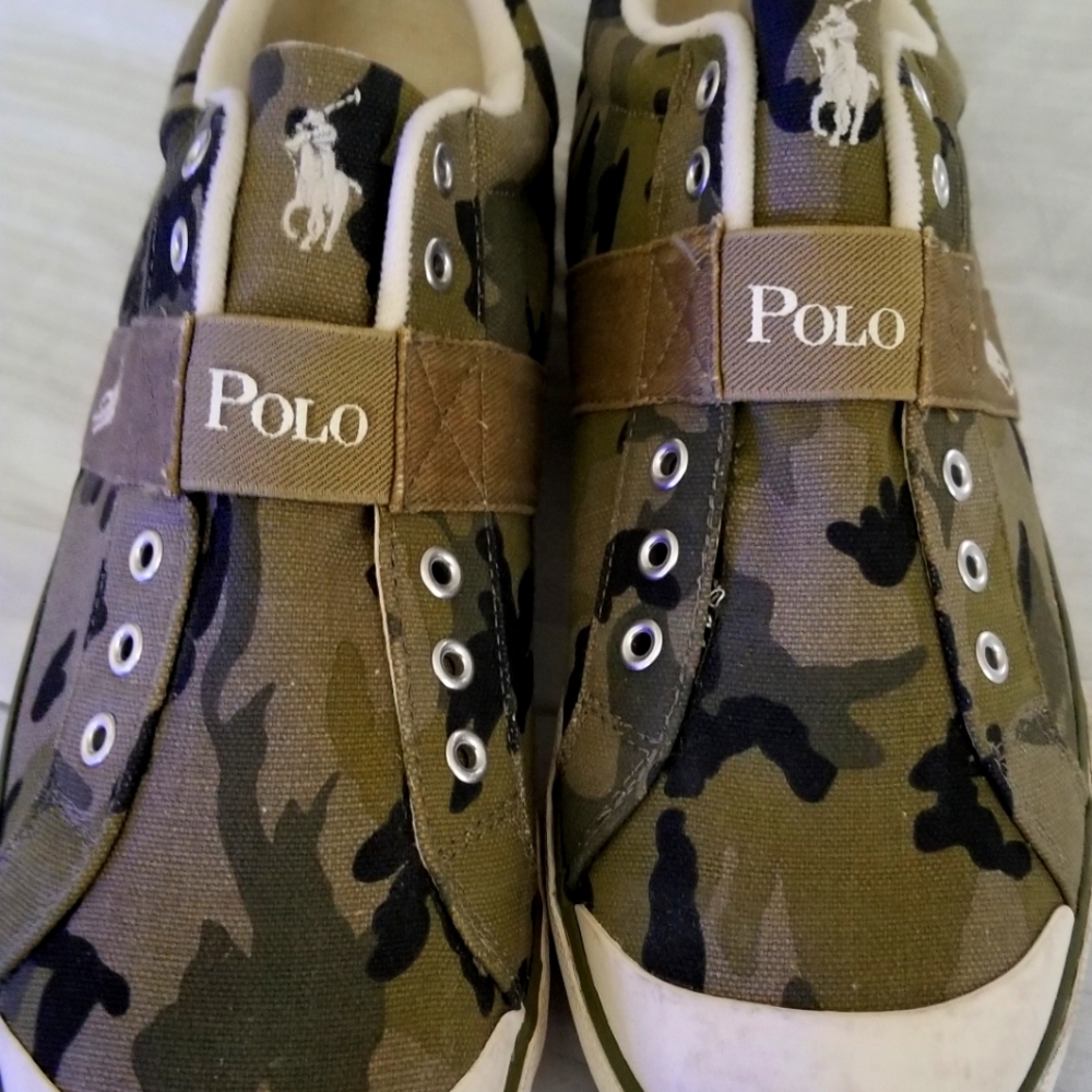 DISCONTINUED RALPH LAUREN MENS POLO SHOES (LIKE NEW)
